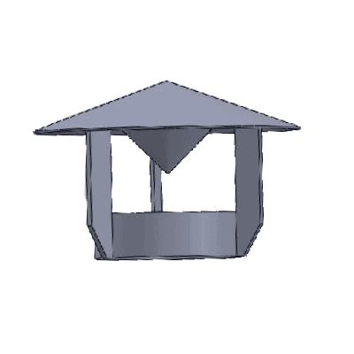 AxiomPlastics Regenhaube Kunststoff